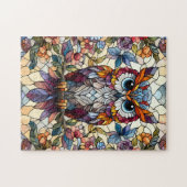 Inspiriert Owl gestanztes Glas Puzzle (Horizontal)