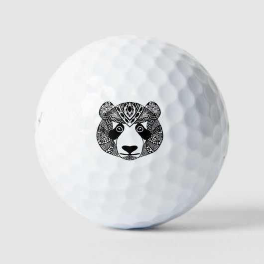 Inspiriert Panda Golfball (Vorderseite)
