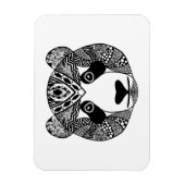Inspiriert Panda Magnet (Vertikal)