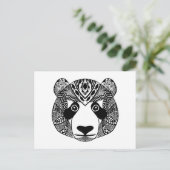 Inspiriert Panda Postkarte (Stehend Vorderseite)