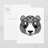 Inspiriert Panda Postkarte (Vorne/Hinten)