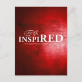 Inspiriert Postkarte (Vorderseite)