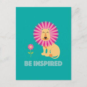 Inspiriert Postkarte