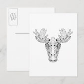 Inspiriert Postkarte (Vorne/Hinten)