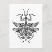 Inspiriert Praying Mantis Postkarte (Vorderseite)