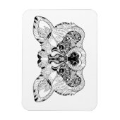 Inspiriert Raccoon Magnet (Vertikal)