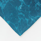 Inspiriert Ruhe im Meer: ruhige Meereswellen und M Fleecedecke (Ecke)