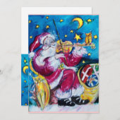 INSPIRIERT SANTA FEIERTAGSKARTE (Vorne/Hinten)