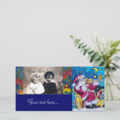 INSPIRIERT SANTA FEIERTAGSKARTE (Stehend Vorderseite)