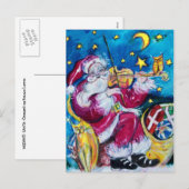 INSPIRIERT SANTA FEIERTAGSPOSTKARTE (Vorne/Hinten)