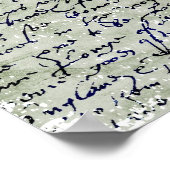 Inspiriert Schmetterlingsblüte Poster (Ecke)