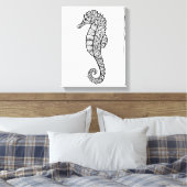 Inspiriert Seepferd 6 Leinwanddruck (Insitu (Schlafzimmer))