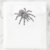 Inspiriert Spider Quadratischer Aufkleber (Tasche)