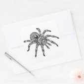 Inspiriert Spider Quadratischer Aufkleber (Umschlag)