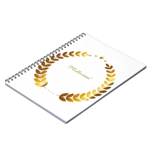 Inspiriert Spiral Foto Notebook Notizblock (Linke Seite)