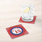 Inspiriert Sport Rechteckiger Pappuntersetzer (Vor Ort)