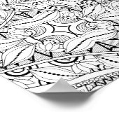 Inspiriert Stammesdesign 2 Poster (Ecke)