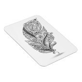 Inspiriert Stammesfresser Magnet (Rechte Seite)