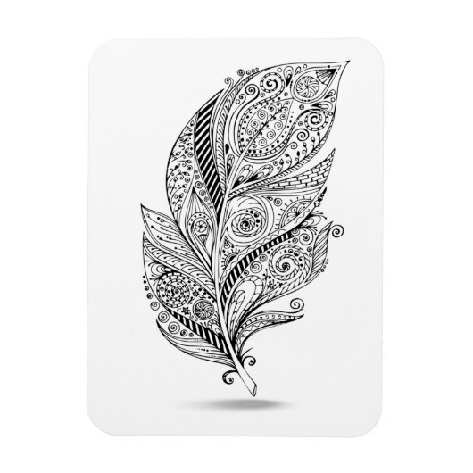 Inspiriert Stammesfresser Magnet (Vertikal)