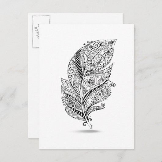 Inspiriert Stammesfresser Postkarte (Vorne/Hinten)