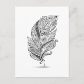 Inspiriert Stammesfresser Postkarte (Vorderseite)