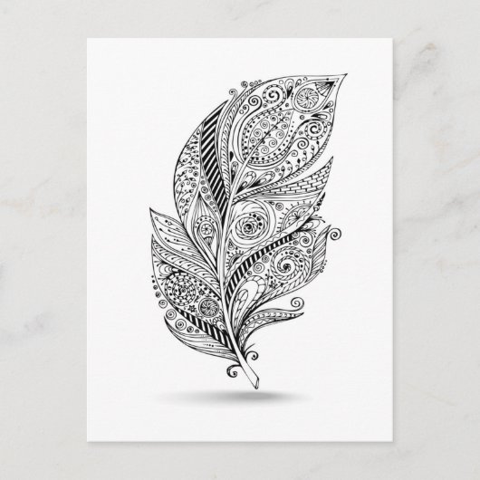 Inspiriert Stammesfresser Postkarte (Vorderseite)