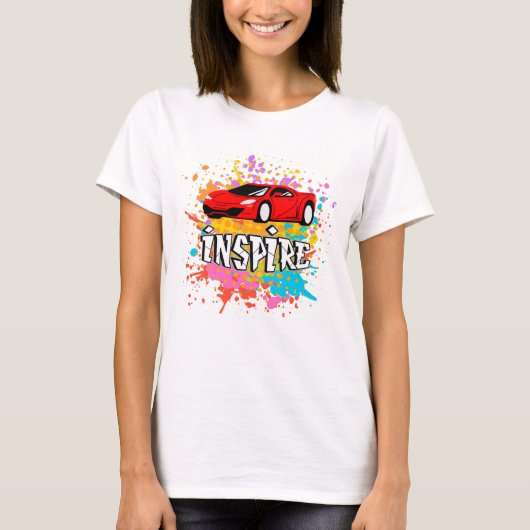 INSPIRIERT T-Shirt (Vorderseite)