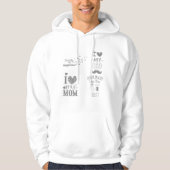 Inspiriert Textanzeige-Design Hoodie (Vorderseite)