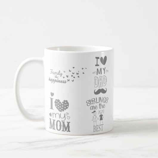 Inspiriert Textanzeige-Design Kaffeetasse (Links)