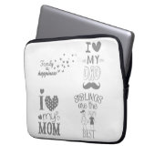 Inspiriert Textanzeige-Design Laptopschutzhülle (Vorderseite Links)