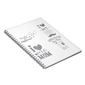 Inspiriert Textanzeige-Design Notizblock (Rechte Seite)