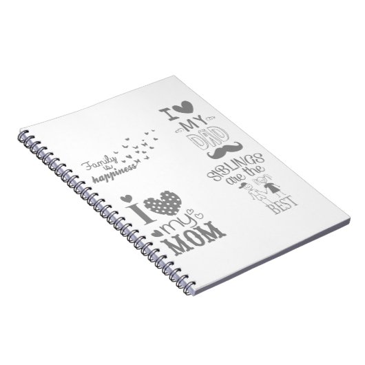 Inspiriert Textanzeige-Design Notizblock (Rechte Seite)