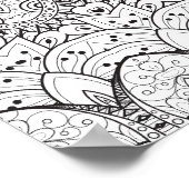 Inspiriert Tribal-Illustration 2 Poster (Ecke)