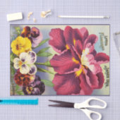 Inspiriert Vintage florale Saatgutpackungen Seidenpapier (Handwerk)