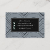 inspiriert Visitenkarte der 1920er Jahre (Rückseite)