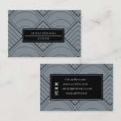 inspiriert Visitenkarte der 1920er Jahre (Vorne/Hinten)