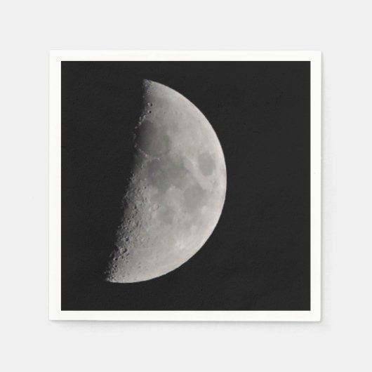 Inspiriert vom Mond Serviette (Vorderseite)