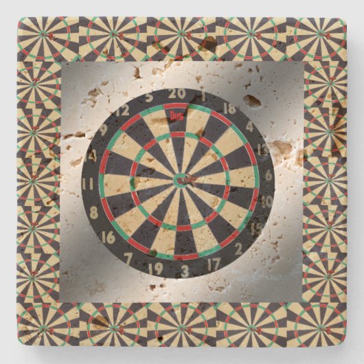 Inspiriert von Darts the Game, Steinuntersetzer (Vorderseite)