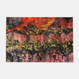 Inspiriert von den Feuerwerken in Kalifornien Fußmatte