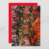 Inspiriert von der kalifornischen Feuerwehr Einladung (Vorne/Hinten)