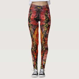 Inspiriert von der kalifornischen Feuerwehr Leggings