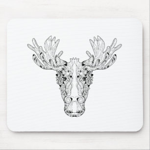 Inspiriert von einem Elch Mousepad