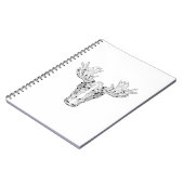 Inspiriert von einem Elch Notizblock (Linke Seite)