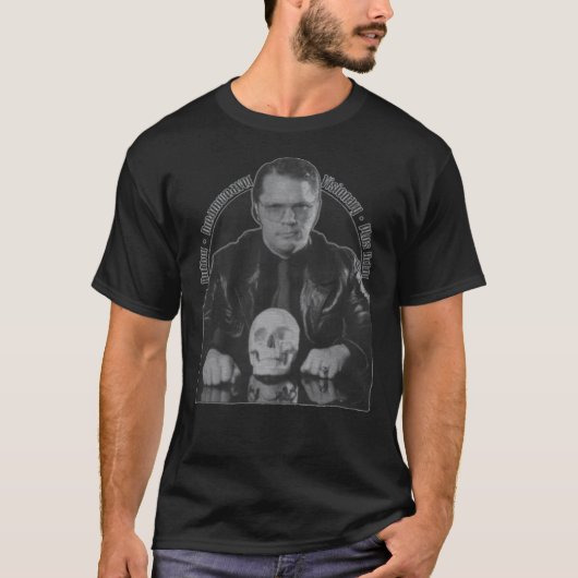 Inspiriert von Garth Marenghi&x27;s Dunkellokautor T-Shirt (Vorderseite)