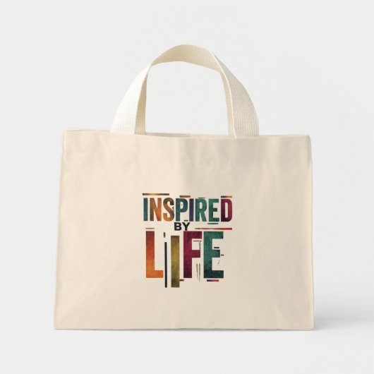 Inspiriert von Life - Tiny Tote Bag Mini Stoffbeutel (Vorne)