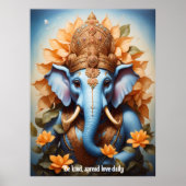 Inspiriert von Lord Ganesha Poster (Vorne)