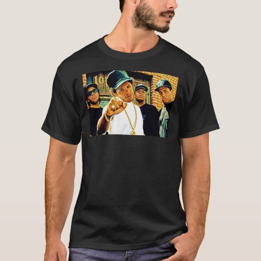 Inspiriert von NWA T - Shirt Design Classic T - Sh (Vorderseite)