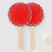 Inspiriert von Vogelfedern Fächer (Vorne und Hinten)