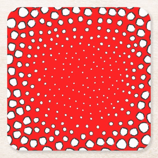 Inspiriert von Vogelfedern Rechteckiger Pappuntersetzer (Vorderseite)