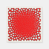 Inspiriert von Vogelfedern Serviette (Vorderseite)